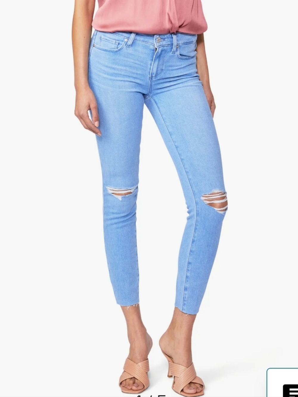 ✨️PAIGE VERDUGO ANKLE Women’s Distressed Skinny Jeans! Like New, Sz 30